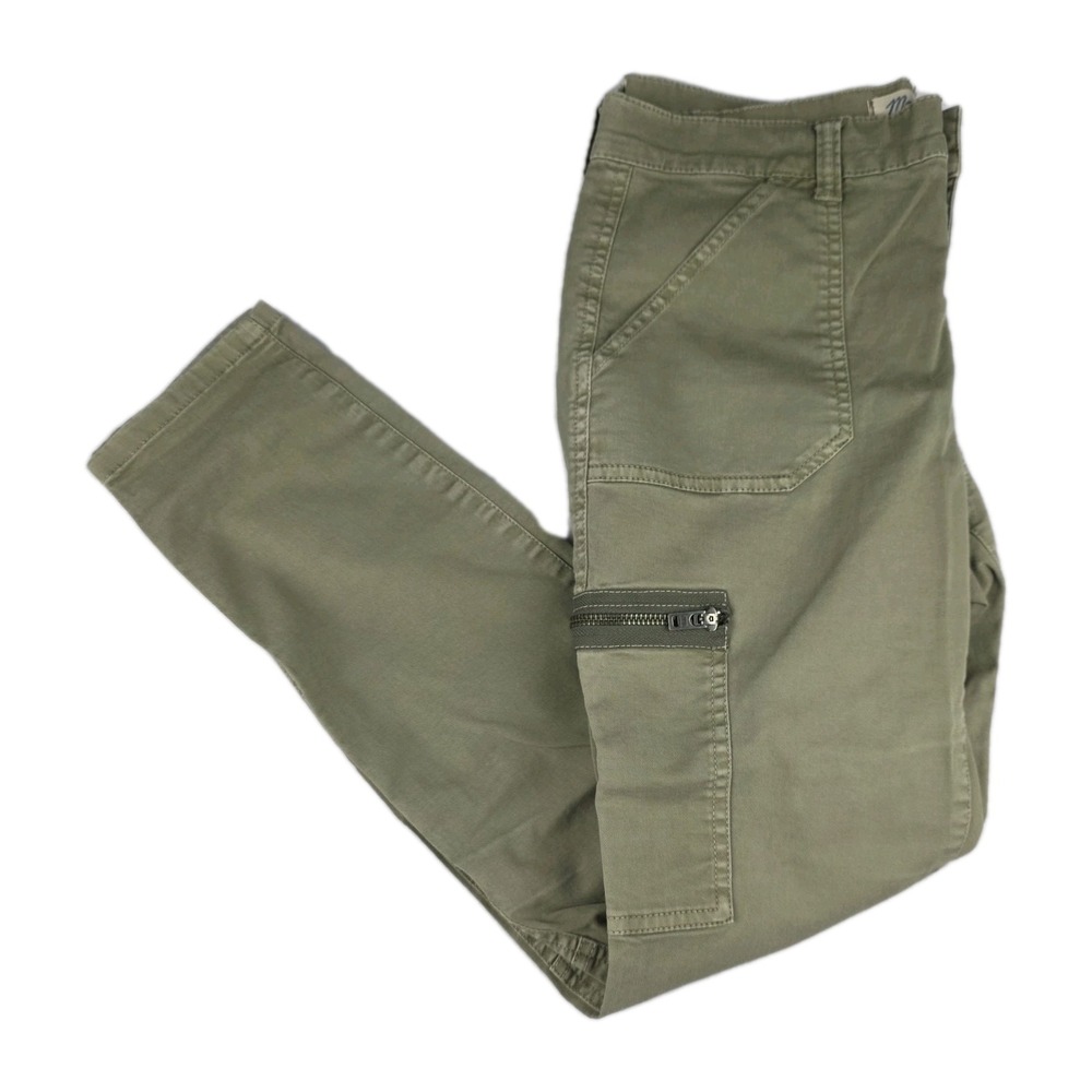 Madewell Jeans Womens‎ Size 27 Skinny Fatigue Cargo Utility Olive Green Pants